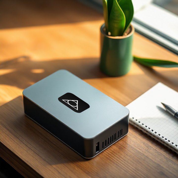 An Arsenale unit on an office desk